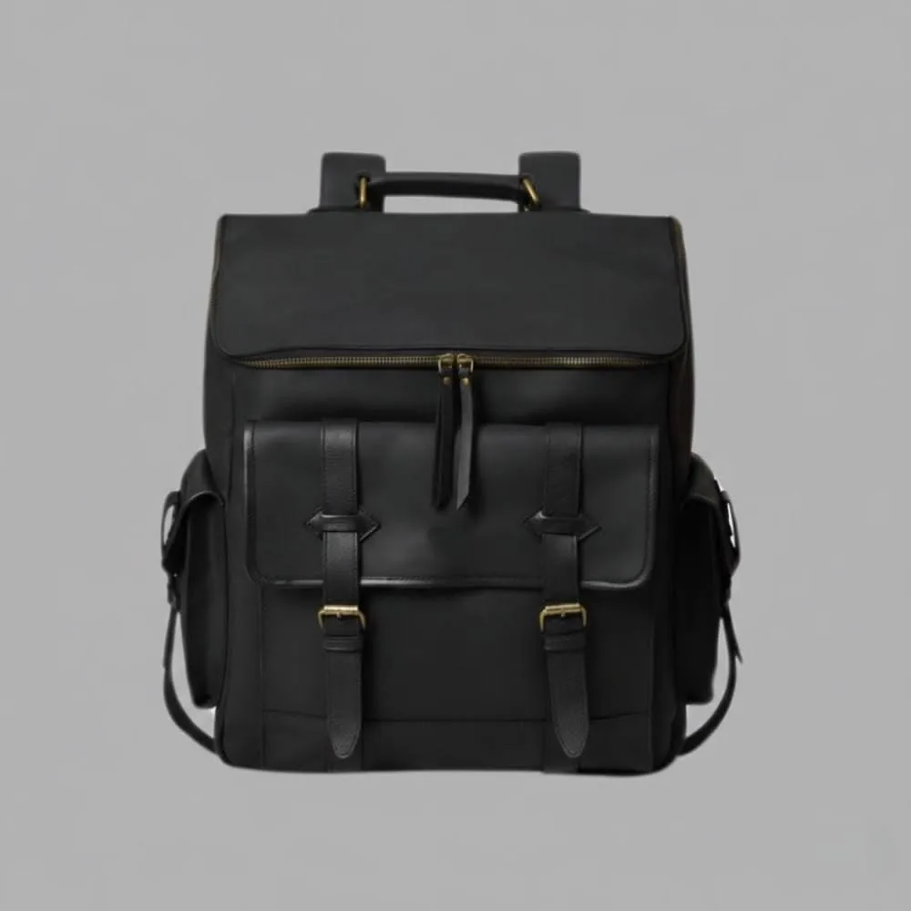 Backpack Business Cuir Noir
